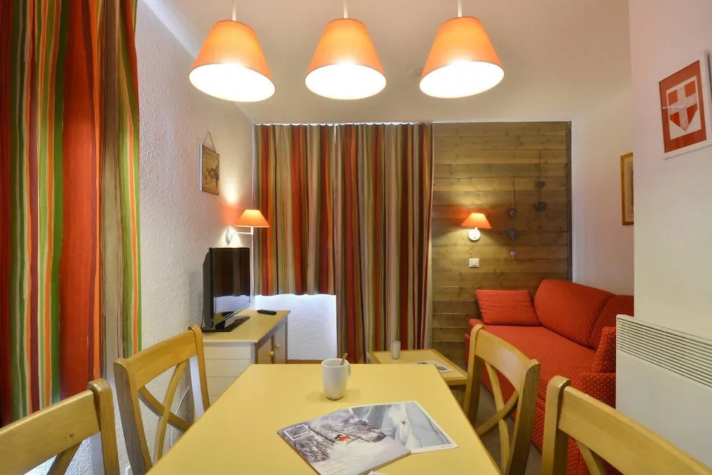 Belle Plagne Divisible Studio on the Resort Center for 4 People of 23mâ² Cs1101