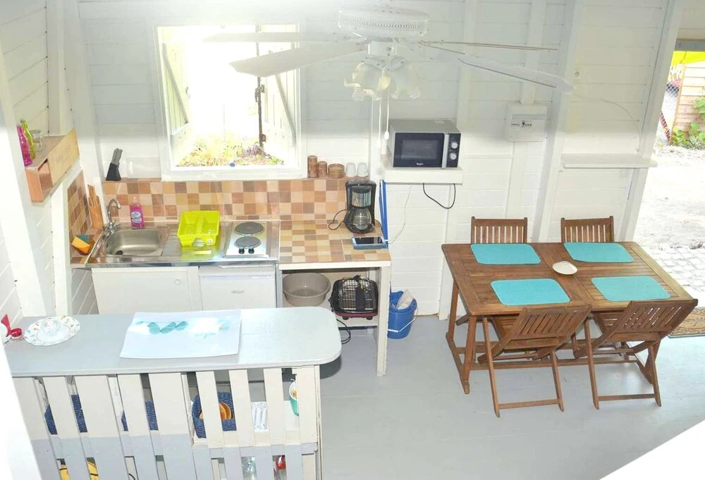 Apartment in a Bungalow on the Beach in Le Carbet Wonder
