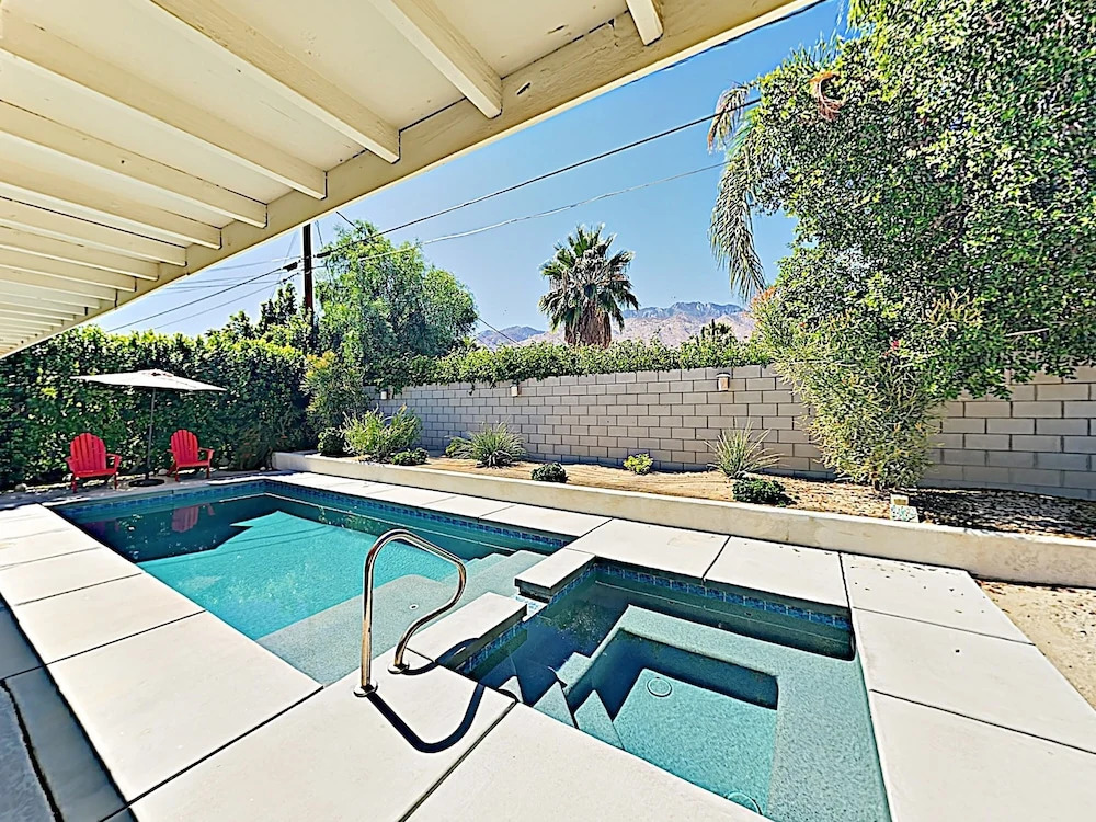 New Listing! Movie Colony Oasis W/ Pool & Spa 3 Bedroom Home