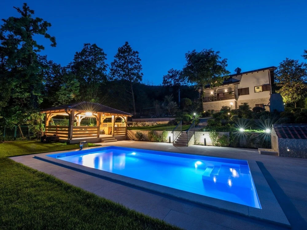 Luxurious Villa With Sea View for up to 8 Persons Located Near Opatija