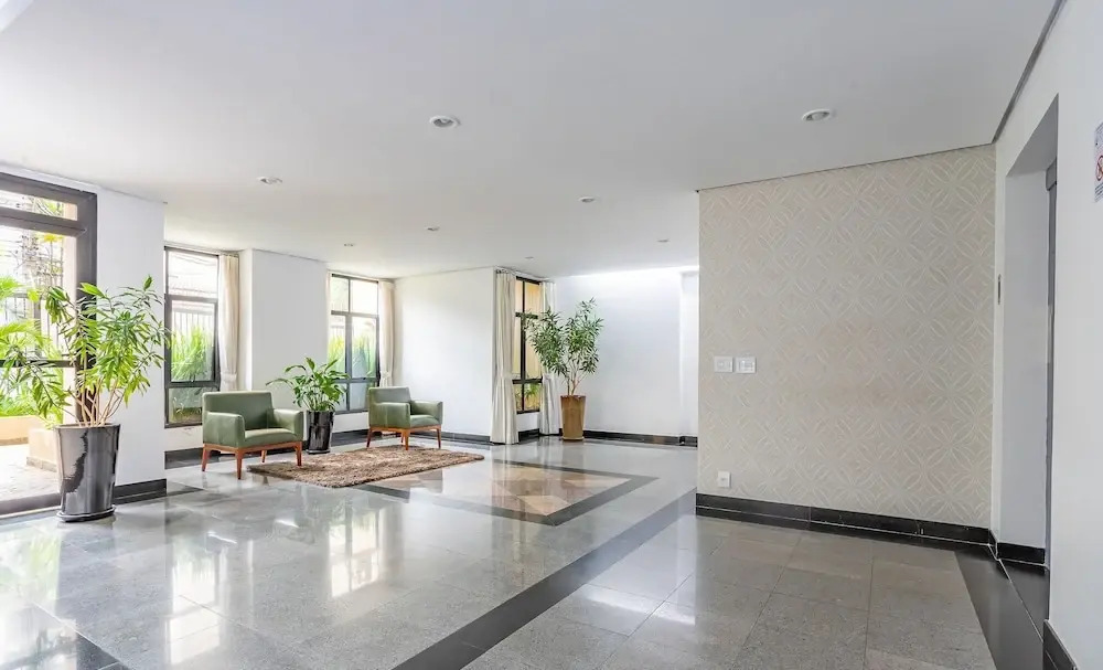 1 Bedroom Apartment with pool 600m from Moema/SP metro station NPZ093