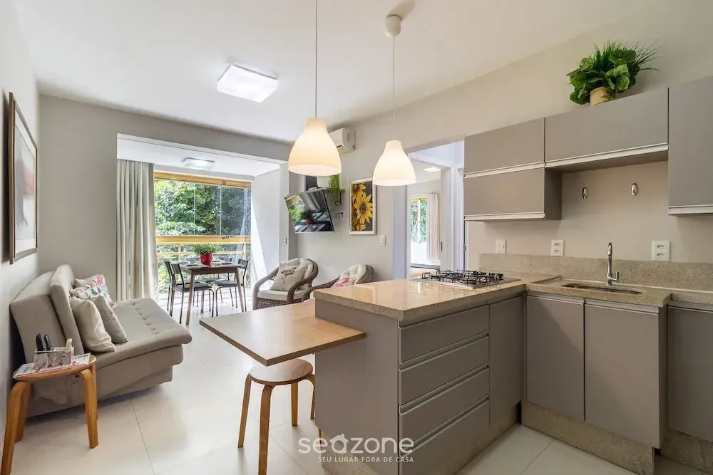 Sea View Apt 240m From the Beach in Jurere Ido207