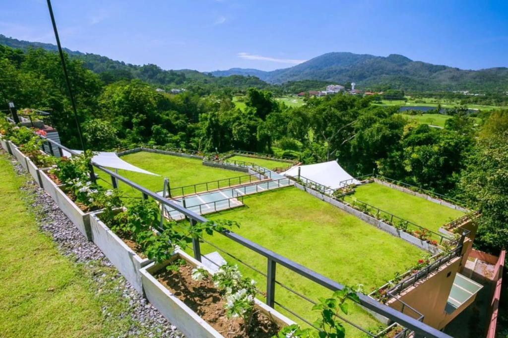 Studio apartments on a hill