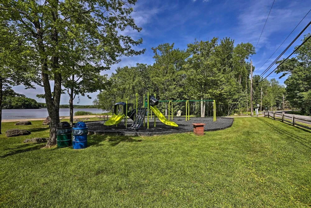 Large Deck & Fire Pit: Secluded Pocono Lake Home