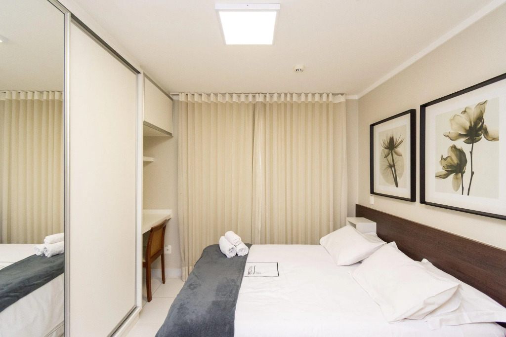 Apartamento De 1 Quarto No Ed. Metropolitan Barcelona   Jardim Goiás   Mb407a