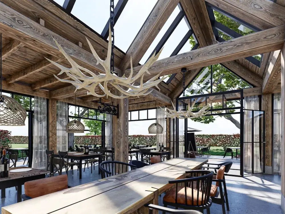 Modern Chalet With Air Conditioning