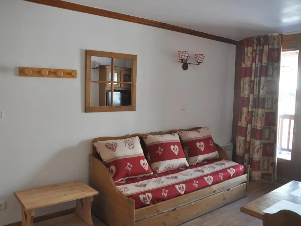 2 pièces 4 personnes, expo sud-ouest, balcon, accessible Skis aux pieds - FR-1-263-392