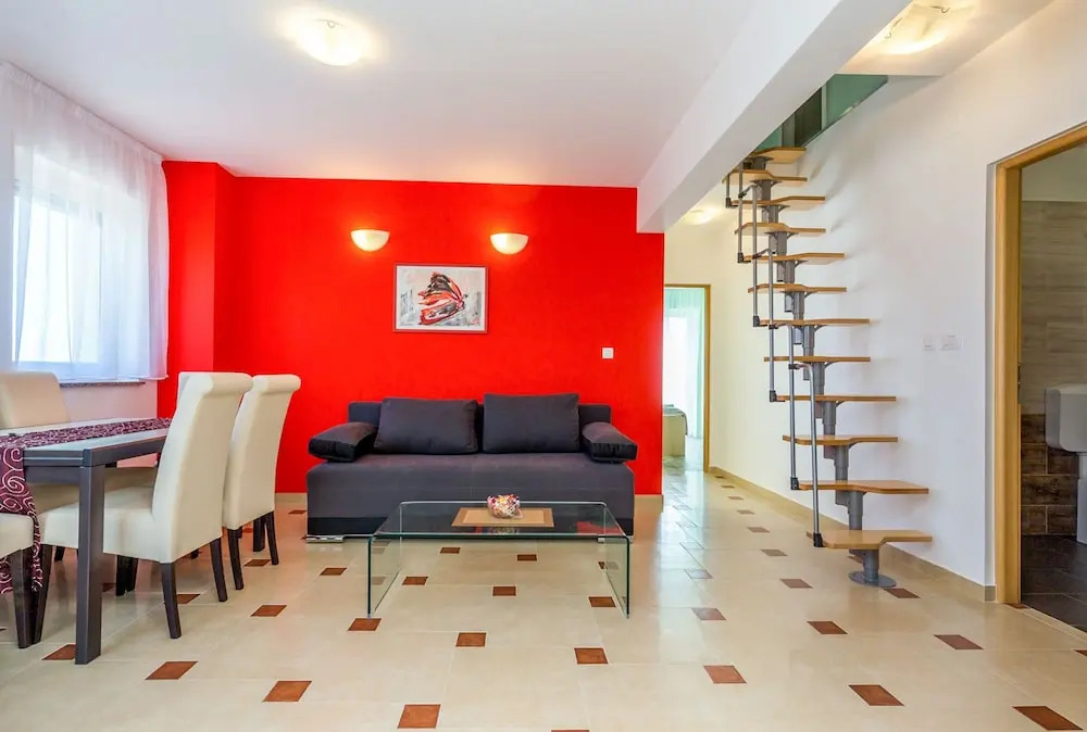 Luxury apartments Kostrena with pool