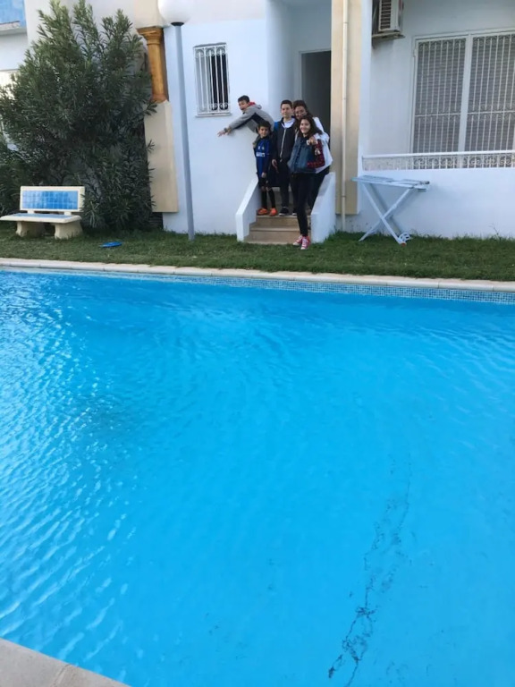 Apartment With 2 Bedrooms in Hammamet, With Wonderful sea View, Pool A