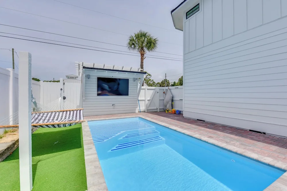 Designer Home Near 30a: Heated Pool, Walk to Beach