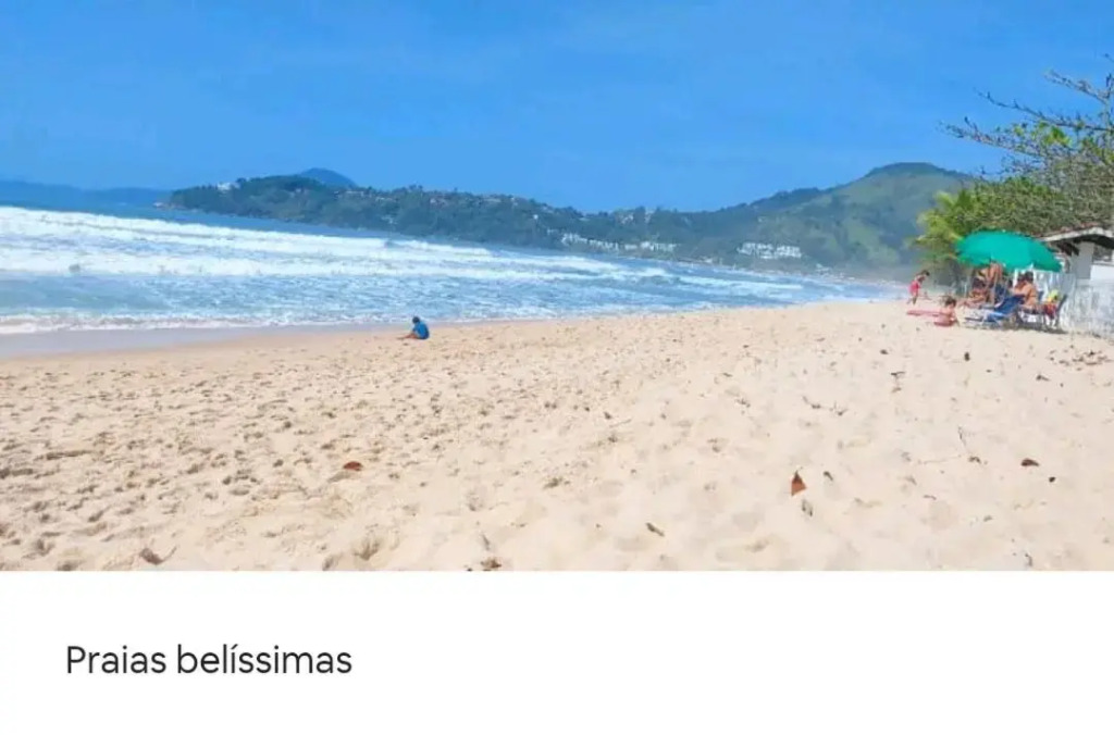 Apto Centro Ubatuba com Varanda Gourmet, Suíte e Piscina