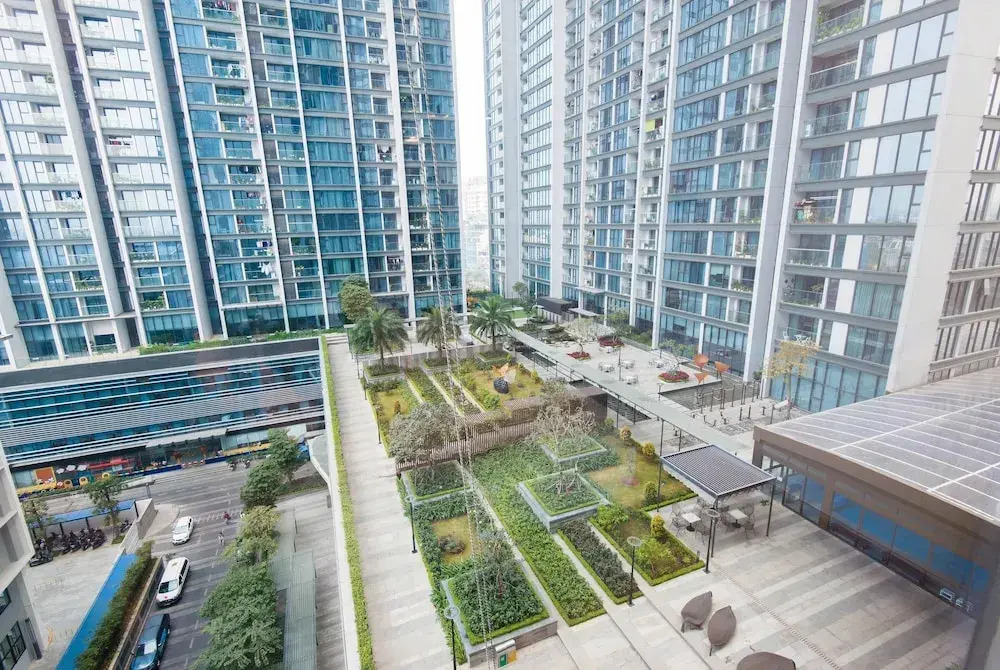 Apartment with residence