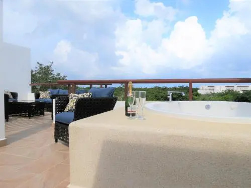 Apartments Steps Away From Pool Facing the Golf Course