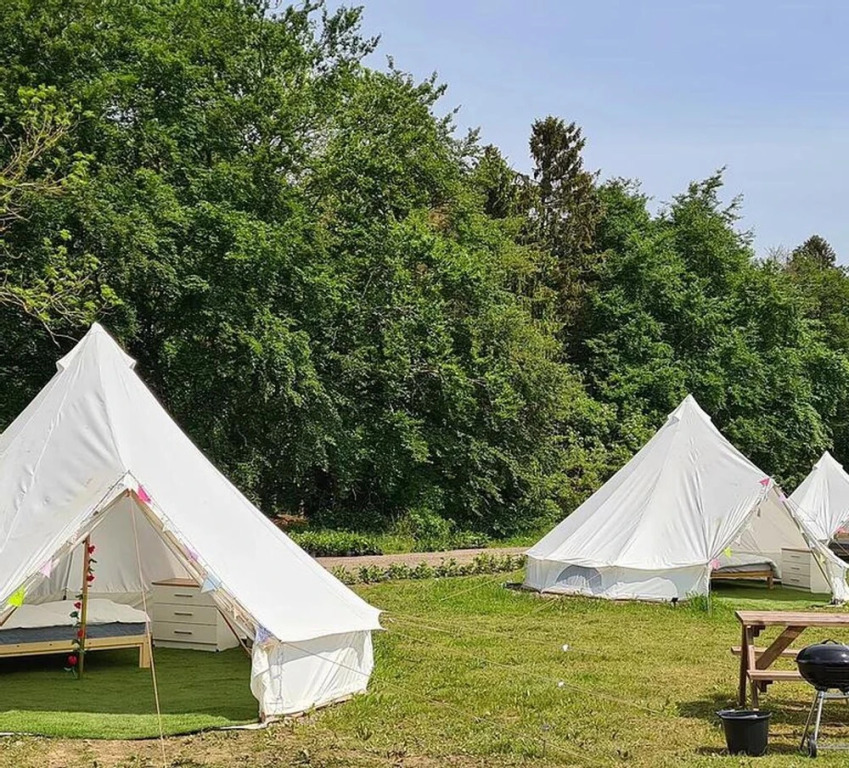 4 Meter Bell Tent - Up to 4 Persons Glamping