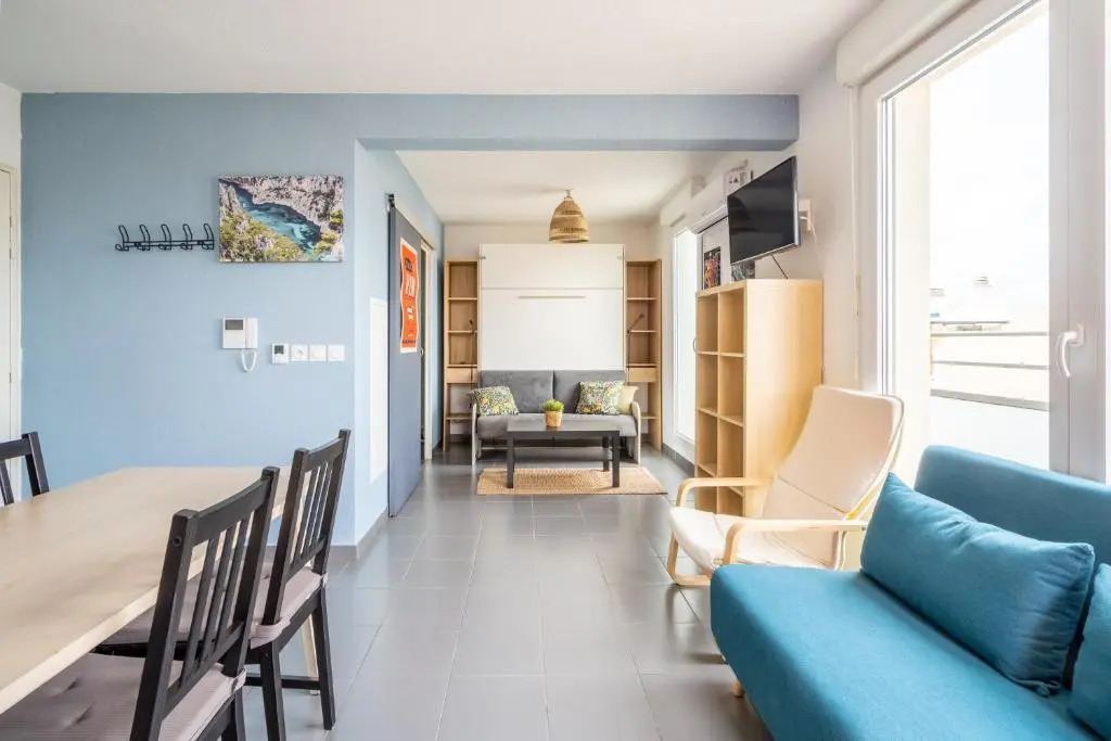 "Chez Marius" Appartement avec terrasse pour 4 personnes à Marseille