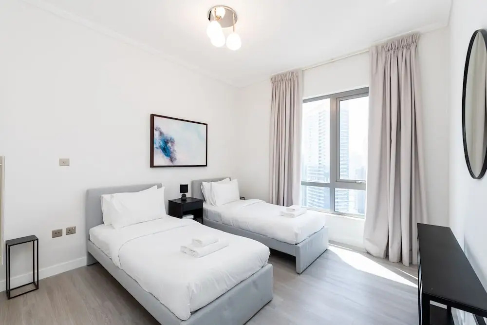 Sleek 3BR Maid s Room w Burj Khalifa View