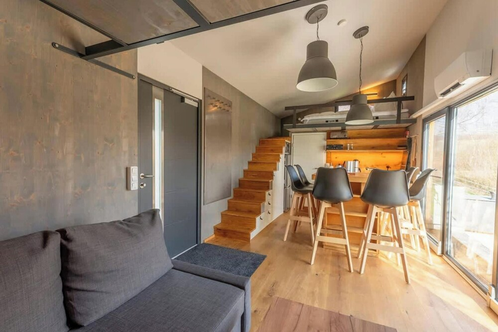 Tiny House an Zwei Naturteichen - Ruhe, Kamin & Terrasse Nahe Dresden - Best Price!