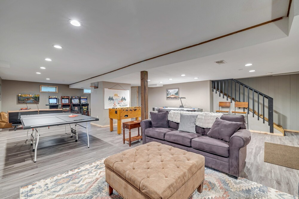 Waterfront Family Getaway w Hot Tub Game Room