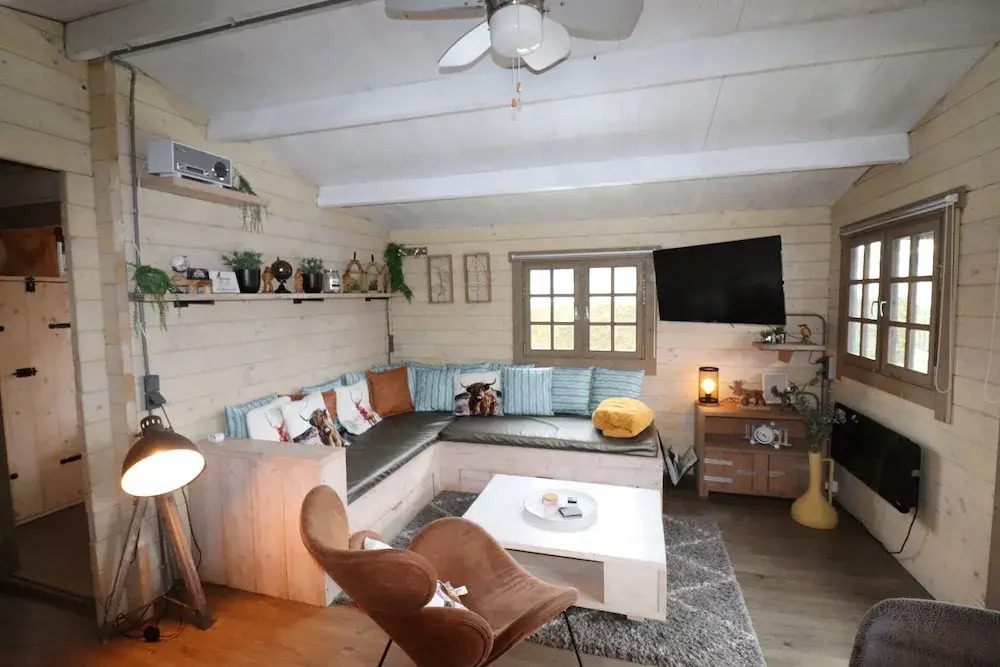 Cabin in Tzummarum With Pool and Tennis Court