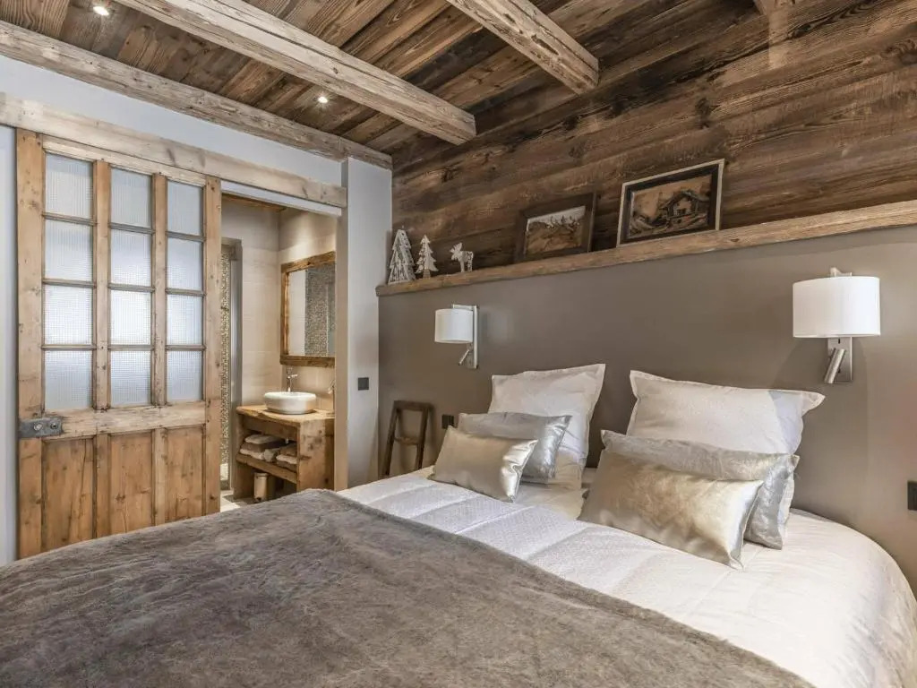 Chalet 5★, 12 pers, spa, sauna, proche pistes, 5 ch. - FR-1-304-229