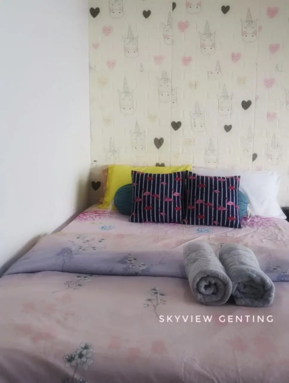 12 Pax Skyview Homestay 2 Family Room 2R2B Brilliant Court Mountain View Genting Highland