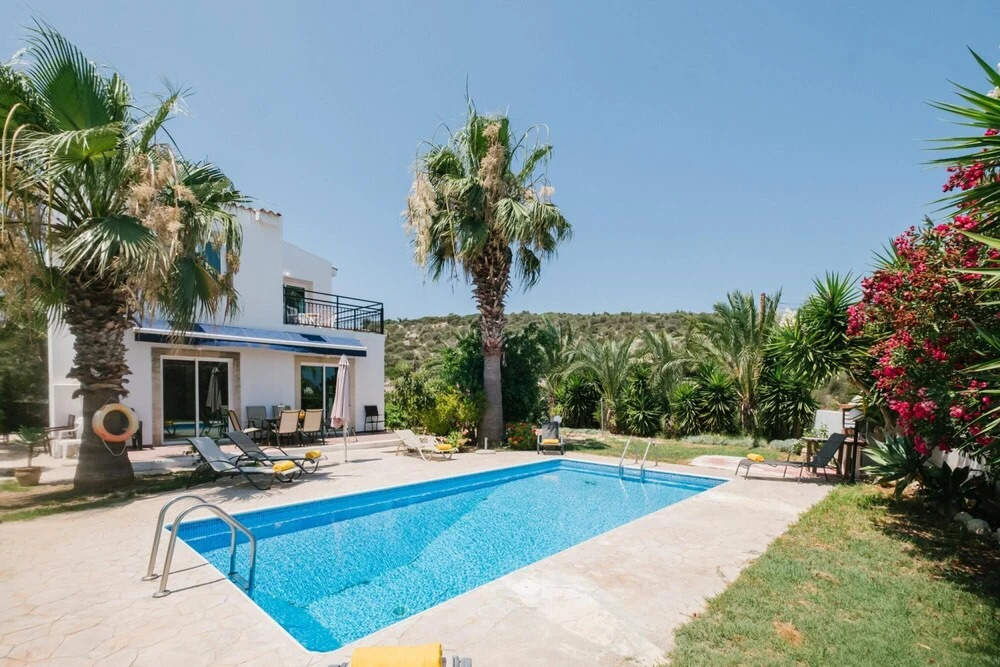 Villa Aphrodite Large Private Pool Walk to Beach A C Wifi - 3435