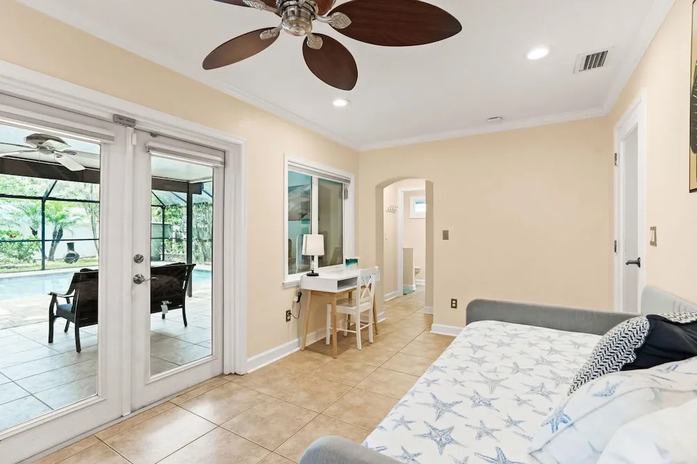 Heated Pool Home Dunedin CLW Steps to Intercoastal
