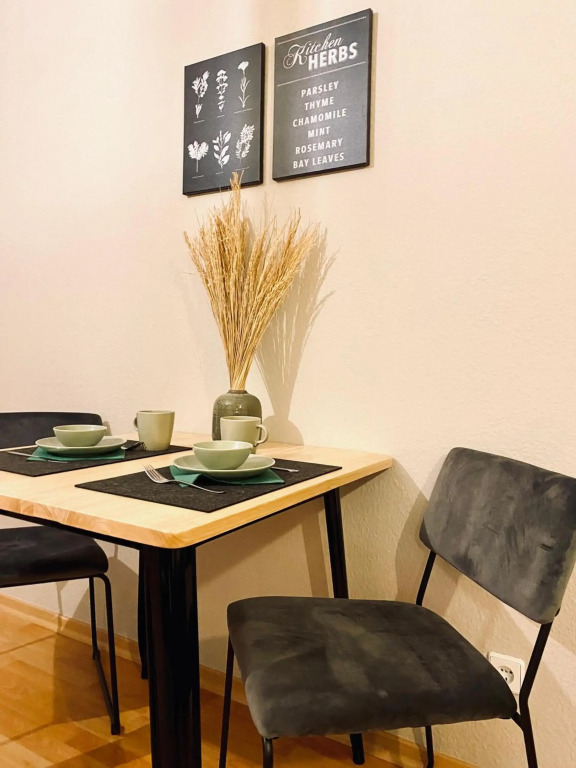 Saniertes Studio mit Balkon, WLAN, Netflix & Küche in City-Nähe