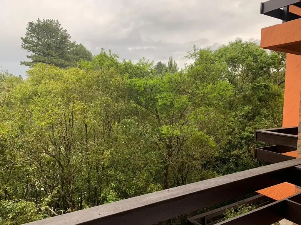 Ap Gramado Knorrville - 2 dorm com lareira, calefação e sacada