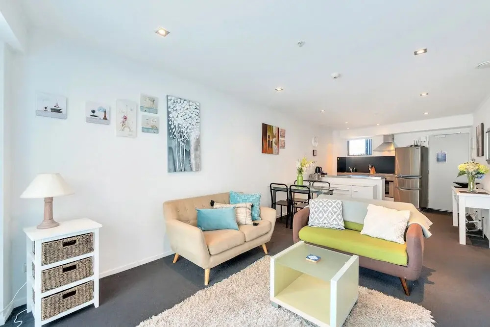Spacious 2BR CBD Apartment Balcony