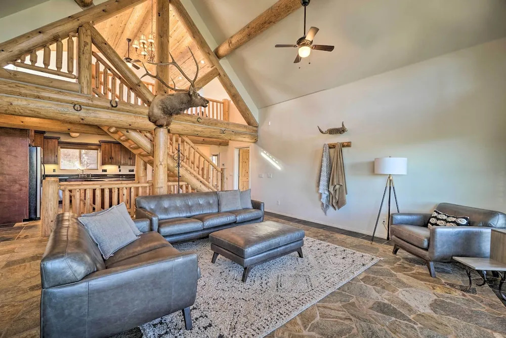 Mtn-view Gem w/ Fire Pit & Deck in Payson