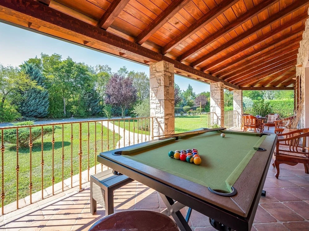 Rustically Furnished Villa With Swimming Pool and Spacious Yard Near Labin