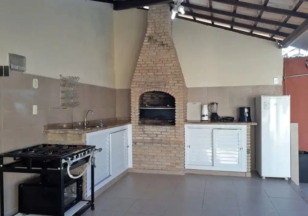 Casa com 4 quartos, piscina, churrasqueira na Praia de Mundaí