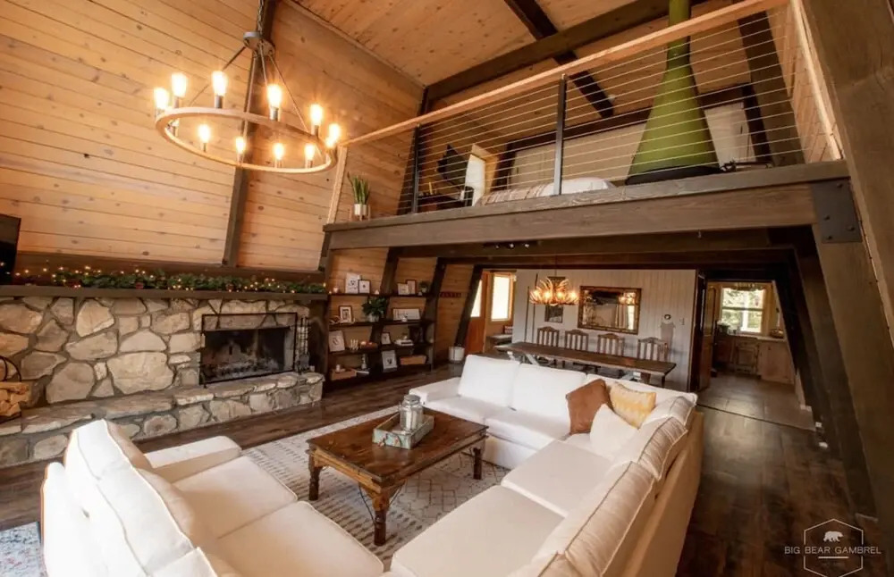 2066-big Bear Gambrel 2 Bedroom Home by RedAwning