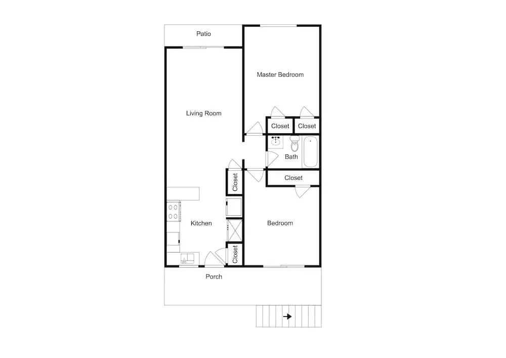 West Beach Condo Unit 116 2 Bedrooms 1 Bathroom Condo