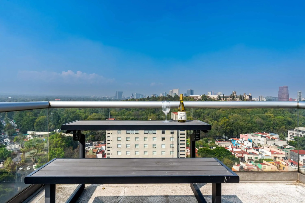 Departamento con las mejores vistas de la ciudad en Condesa - pool - gym - parking - AC