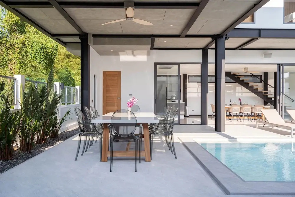 Trendy Modern Pool Villa Sunset Garden 4