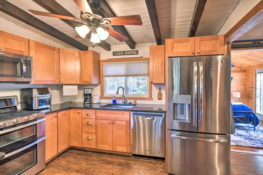 Walk to Water: Lake Winnipesaukee Home w/ Hot Tub