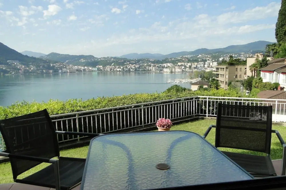 Lugano With Panorama