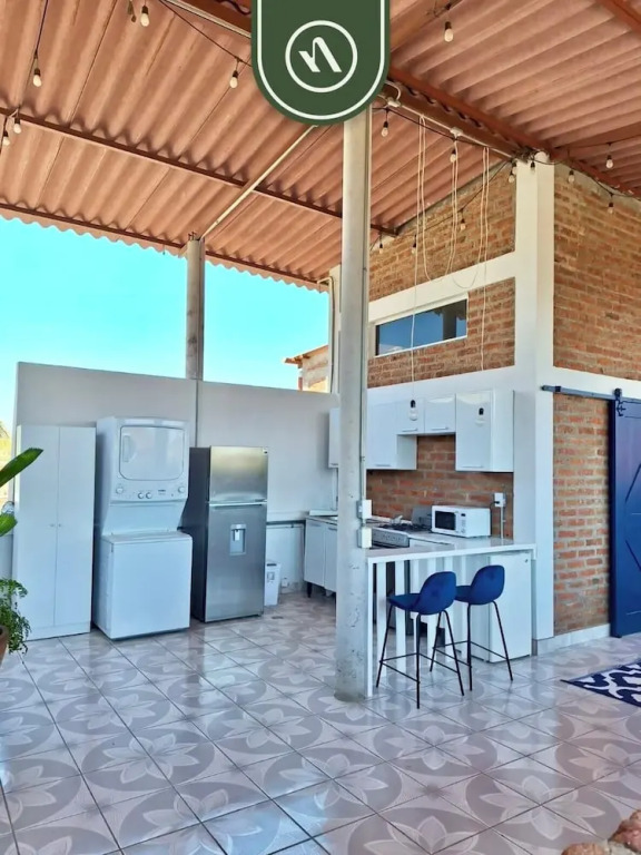 Authentic Mexican Hacienda: 1BR w/ Outdoor Kitchen, A/C & Fast Wi-fi in Bucerias
