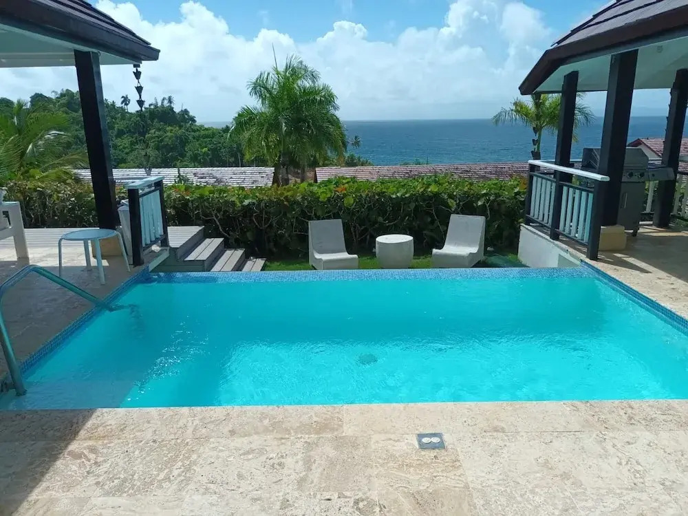 Ocean View Villa 3 BR 8 Guests Pto Bahia