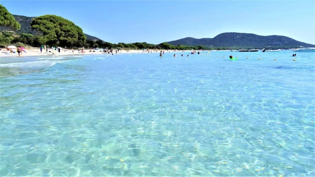 Maison 4 pièces, vue panoramique, piscine, climatisation, près de Palombaggia