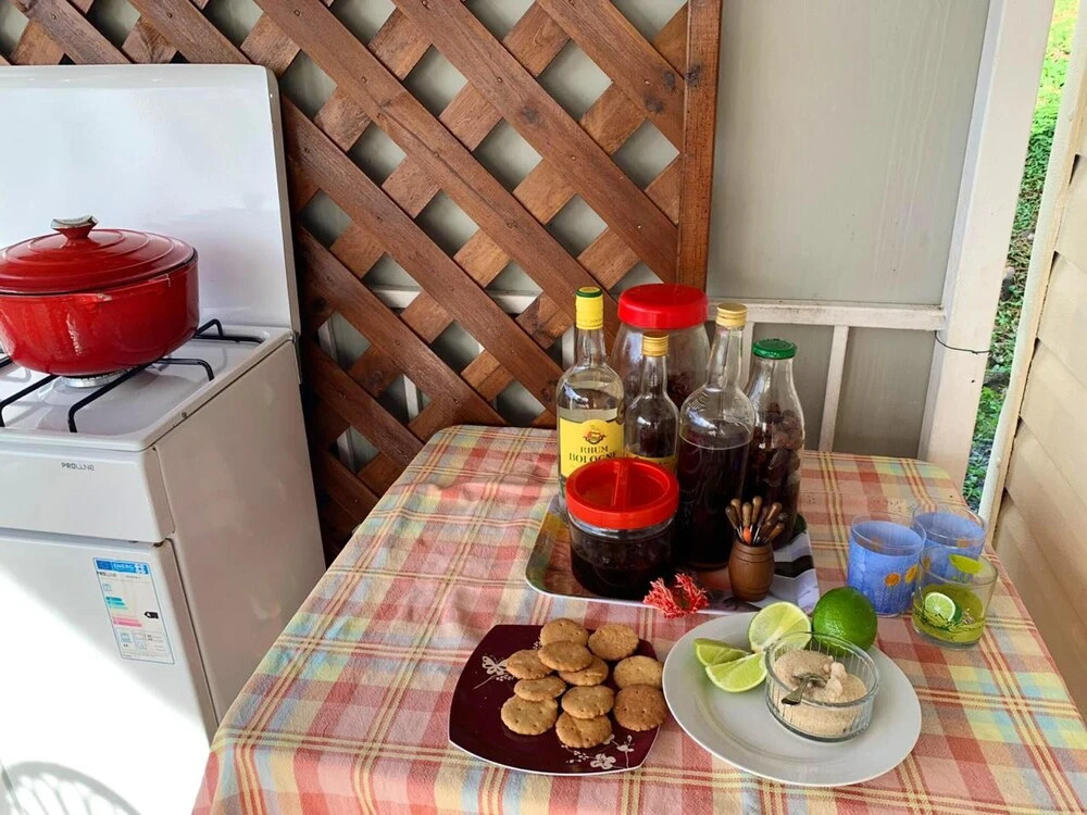 House with 2 Bedrooms in Deshaies, with Wonderful Sea View, Furnished Garden And Wifi - 200 M From the Beach