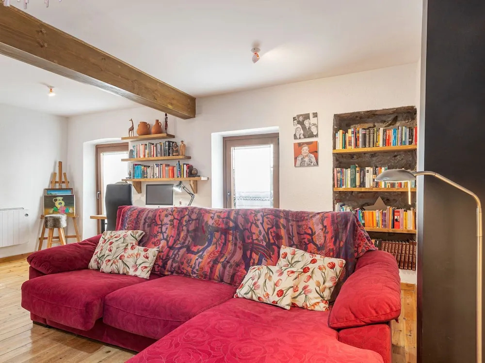 Captivating Mansion in Planolas With Balcony