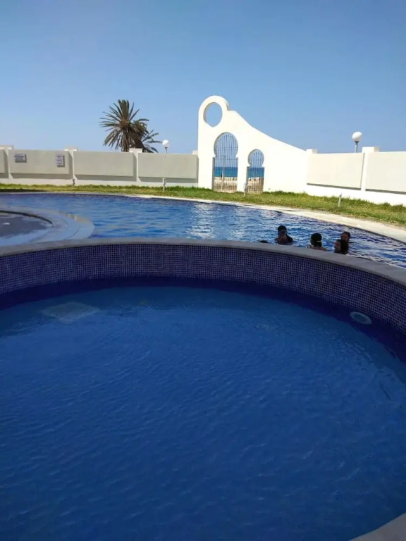 Apartment with One Bedroom in Hergla, with Wonderful Sea View, Shared Pool And Furnished Terrace