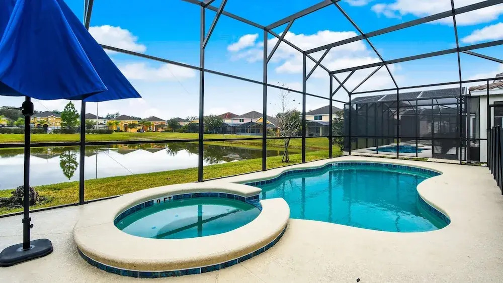 Veranda Palms Lakeview 6br Villa Pool Spa, Disney