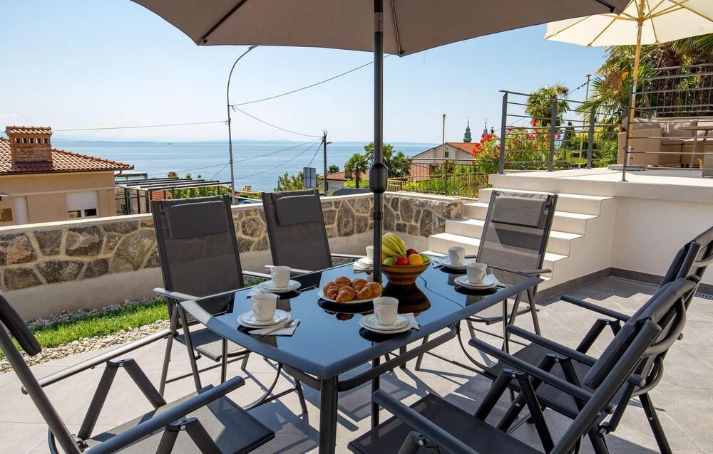 Beautiful Home in Volosko With Outdoor Swimming Pool, Wifi and 2 Bedrooms