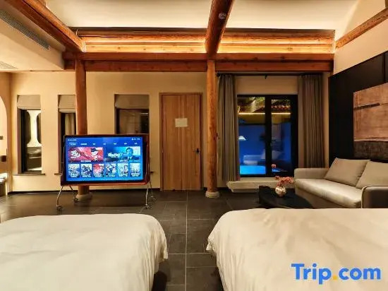 Qingmo · Private Hot Spring · Homestay (Xinzhou Ancient City)
