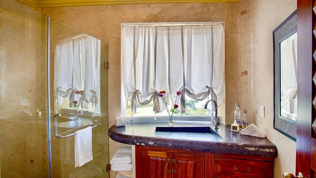 Luxury Waterfall Suite overlooks the impressive 60 feet high waterfall