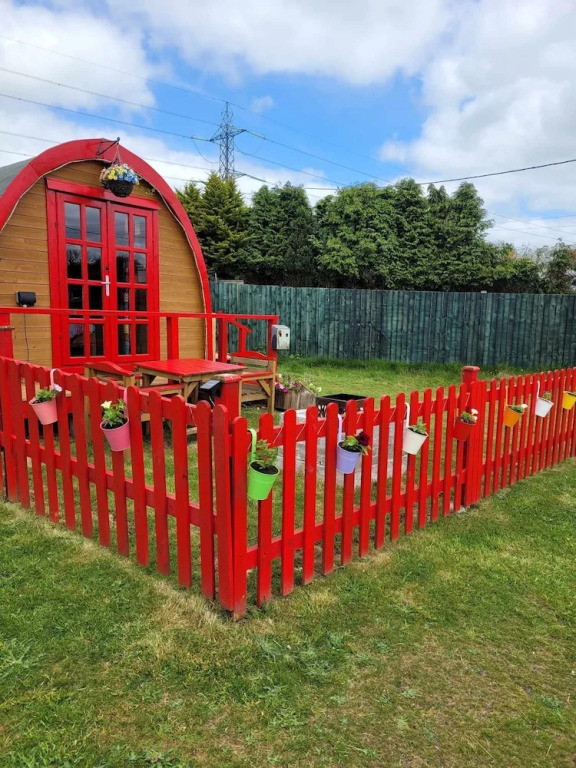 Glamping Pod in St Austell Sleeps 2 with Spa Pool